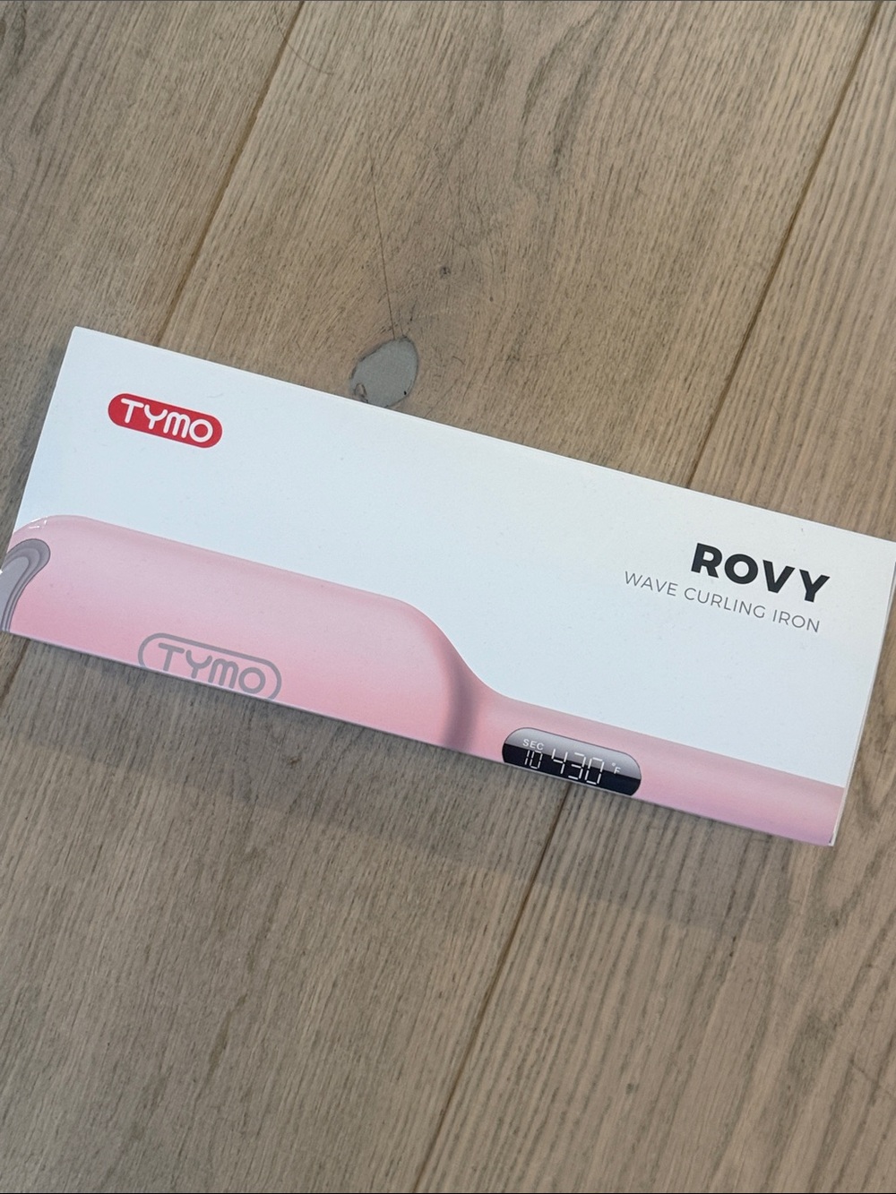 Pink Rovy Wave Curling Iron